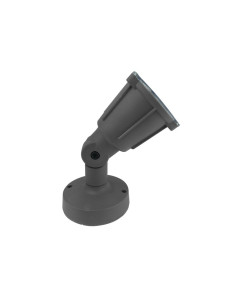 LED PP GREY SPOT LIGHT 230V IP54 6W 3000K 480Lm SMD120°Ra80