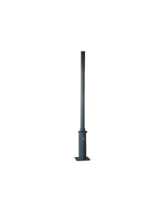 POLE SININ - ΚΟΛΩΝΑ ΧΑΛΥΒΔΙΝΗ ΓΙΑ ΒΑΣΗ 200x200mm ΠΛΑΚΑ ΕΔΡΑΣΗΣ RAL 7016M Φ89x140x4000mm