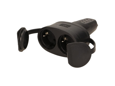 13117 ΦΙΣ ΔΙΠΛΟ ΣΟΥΚΟ ΘΗΛΥΚΟ ΣΤΕΓΑΝΟ IP44 ΜΑΥΡΟ ORNO | REDPOINT | 27789