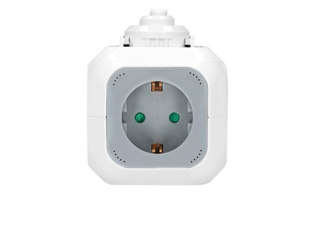 13144 ΠΟΛΥΠΡΙΖΟ ΚΥΒΟΣ ΜΕ 1,4m ΚΑΛΩΔΙΟ 3G1.5 4 ΘΕΣΕΩΝ + 2 USB ORNO | REDPOINT | 27795