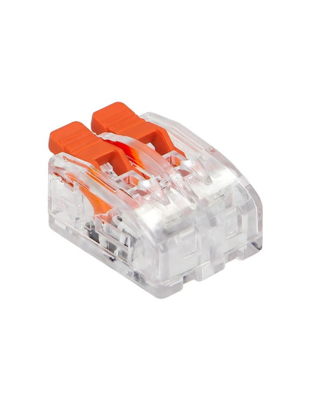 8017 ΚΛΕΜΑ ΜΕ ΚΛΙΠ 2 ΘΕΣΕΩΝ 0.2-4mm2 (BLISTER 10 ΤΕΜ) ORNO | REDPOINT | 27808