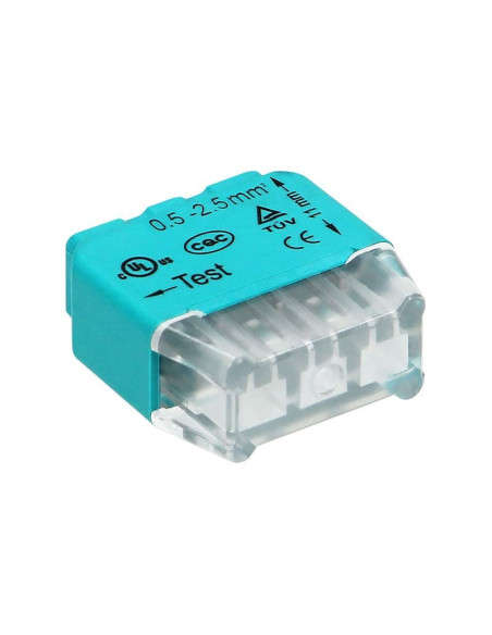 8004/3 ΚΛΕΜΑ ΜΕ ΑΥΤΟΜΑΤΟ ΚΟΥΜΠΩΜΑ 3 ΘΕΣΕΩΝ 0,75-2,5mm2 (100 ΤΕΜΑΧΙΑ) ORNO | REDPOINT | 28025