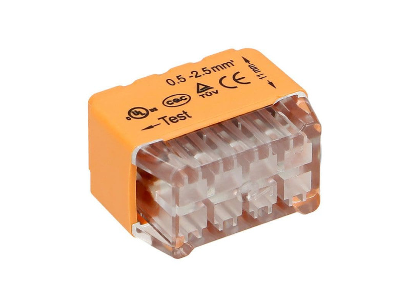 8004/8 ΚΛΕΜΑ ΜΕ ΑΥΤΟΜΑΤΟ ΚΟΥΜΠΩΜΑ 8 ΘΕΣΕΩΝ 0,75-2,5mm2 (50 ΤΕΜΑΧΙΑ) ORNO | REDPOINT | 28029