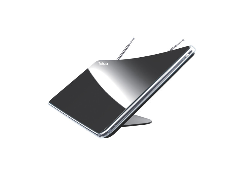 Κεραία τηλεόρασης εσωτερικού χώρου κυρτή 45dB Μαύρη DVB-T836FV