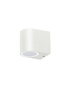 VICTORIA SPOT ΚΗΠΟΥ ΕΠΙΤΟΙΧΟ ΟΒΑΛ ΜΟΝΟ 1xGU10 ΛΕΥΚΟ ΑΛΟΥΜΙΝΙΟ IP65 (Made In P.R.C) | REDPOINT | 29099