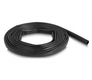 DELOCK PVC περίβλημα μόνωσης 19000 για καλώδια/σωλήνες, 8mm x 3m, μαύρο