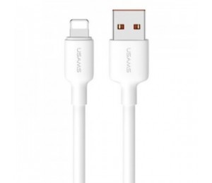 USAMS καλώδιο Lightning σε USB US-SJ604, 12W, 1m, λευκό