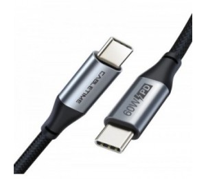 CABLETIME καλώδιο USB-C CMCM60W, 60W PD, 480Mbps, 1m, μαύρο