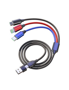 ΚΑΛΩΔΙΟ USB 6 ΣΕ 1 (A&C ΣΕ MICRO, C, LIGHTNING) 1,5m (ΠΡΟΕΛΕΥΣΗ ΚΙΝΑ) | REDPOINT | 27918 2