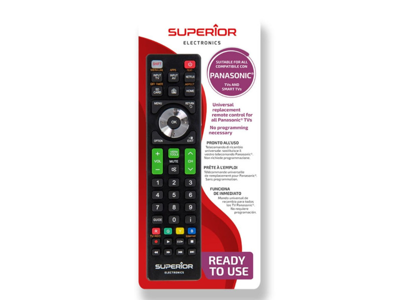 80452 ΧΕΙΡΙΣΤΗΡΙΟ TV SUPERIOR ΕΤΟΙΜΟ ΓΙΑ ΧΡΗΣΗ ΣΕ SMART TV PANASONIC | REDPOINT | 28240
