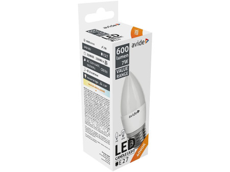 Avide Value LED Κερί E27 7W NW 4000K | ATC | 15.001.1684