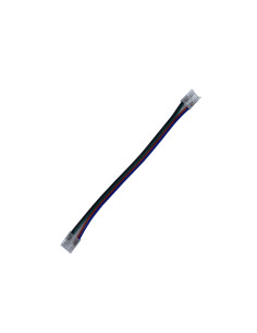 ΣΥΝΔΕΣΜΟΣ ΓΕΦΥΡΑ ΜΕ ΚΑΛΩΔΙΟ 10cm ΓΙΑ COB ΤΑΙΝΙΑ 4pin 10mm RGB (κατασκευή Κίνα) | REDPOINT | 29181