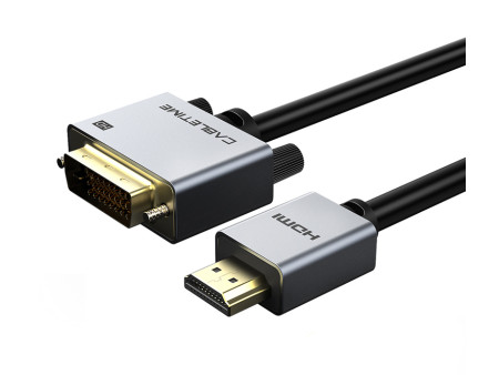 CABLETIME καλώδιο HDMI σε DVI PH241G, 1080p/60Hz, 2m, μαύρο