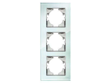 ΠΛΑΙΣΙΟ ΤΡΙΠΛΟ ΚΑΘΕΤΟ ΒΕΡΑΜΑΝ ΓΥΑΛΙ Hseries | 50-00127-24