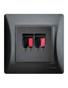 ΠΡΙΖΑ ΗΧΕΙΩΝ ΔΙΠΛΗ ΜΑΥΡΟ serie H | 50-00135-2