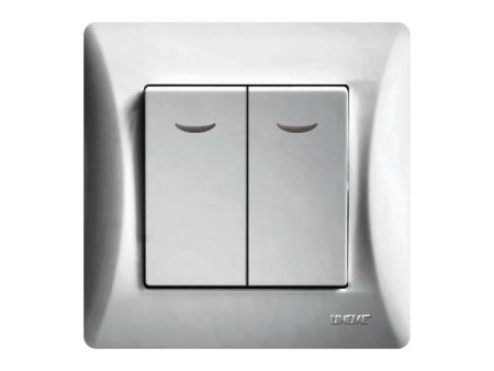 ΔΙΑΚΟΠΤΗΣ ΔΙΠΛΟΣ A/R & ΛΥΧΝΙΑ ΑΣΗΜΙ ΜΑΤ Hseries | 50-00106-5