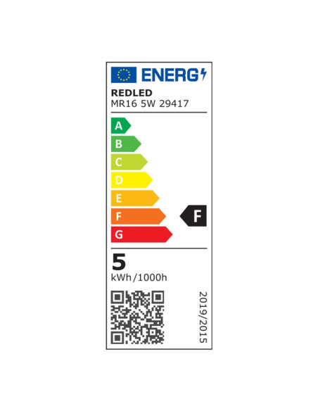 MR16 LED 5W 12V 4000K 2.0 (κατασκευή Κίνα) | REDLED | 29417