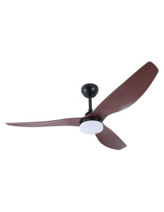 ΑΝΕΜΙΣΤΗΡΑΣ ΟΡΟΦΗΣ "AURA DC" ΚΑΦΕ - ΞΥΛΟ 52" 35W DC REMOTE + 18W LED LIGHT 3 CCT | REDPOINT | 27358