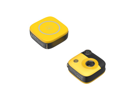 XO PR223 mini camera digital display fast charging power bank 10000mAh (Black & Yellow) | ATC | 16.010.0064