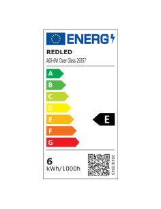 ΚΟΙΝΗ LED FILAMENT Ε27 6W WARM ΔΙΑΦΑΝΗ 2.0(κατασκευή Κίνα) | REDLED | 29357 2