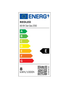 ΚΟΙΝΗ LED FILAMENT Ε27 8W WARM ΔΙΑΦΑΝΗ 2.0(κατασκευή Κίνα) | REDLED | 29360 2