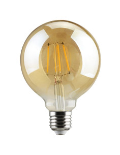 GLOBE LED G125 FILAMENT Ε27 8W WARM DIM. GOLDEN 360o 2.0(κατασκευή Κίνα) | REDLED | 29336