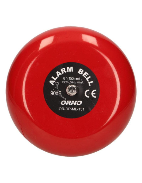 131 ΚΟΥΔΟΥΝΙ ΣΥΝΑΓΕΡΜΟΥ 230V Φ150/58 IP44 ΚΟΚΚΙΝΟ ORNO | REDPOINT | 27716