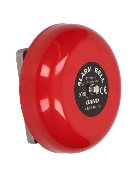 131 ΚΟΥΔΟΥΝΙ ΣΥΝΑΓΕΡΜΟΥ 230V Φ150/58 IP44 ΚΟΚΚΙΝΟ ORNO | REDPOINT | 27716