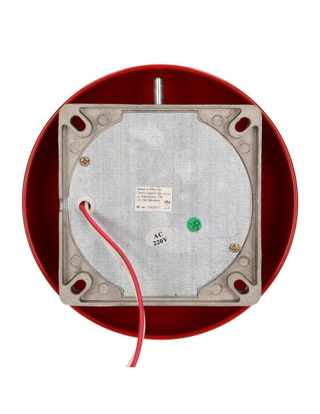 131 ΚΟΥΔΟΥΝΙ ΣΥΝΑΓΕΡΜΟΥ 230V Φ150/58 IP44 ΚΟΚΚΙΝΟ ORNO | REDPOINT | 27716