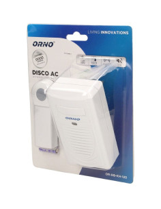 123 ΚΟΥΔΟΥΝΙ ΑΣΥΡΜΑΤΟ ΠΡΙΖΑΣ DISCO AC IP44 75/120/65 ΛΕΥΚΟ ORNO | REDPOINT | 27722 2