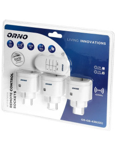 438 ΣΕΤ 3 ΑΝΤΑΠΤΟΡΕΣ ΣΟΥΚΟ ΜΕ REMOTE 3000W ORNO | REDPOINT | 27732 2