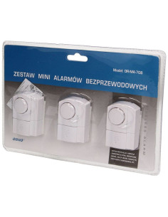 AS-3 (708) ΣΕΤ 3 ΤΕΜ MINI ΣΥΝΑΓΕΡΜΟΣ ΜΠΑΤΑΡΙΑΣ ΓΙΑ ΠΑΡΑΘΥΡΑ/ΠΟΡΤΕΣ ΜΕ ΣΕΙΡΗΝΑ ORNO | REDPOINT | 27745 2