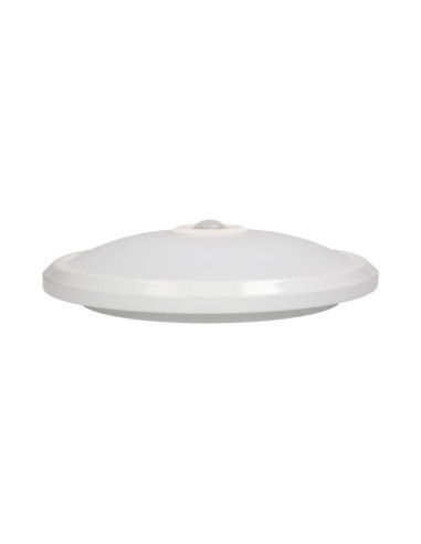 6076 ZONDA ΦΩΤΙΣΤΙΚΟ LED ΣΤΡΟΓΓΥΛΟ ΛΕΥΚΟ Φ290/67 ΜΕ ΑΝΙΧΝΕΥΤΗ ΚΙΝΗΣΗΣ 16W 4000K ORNO | REDPOINT | 27749