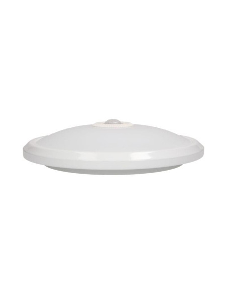 6076 ZONDA ΦΩΤΙΣΤΙΚΟ LED ΣΤΡΟΓΓΥΛΟ ΛΕΥΚΟ Φ290/67 ΜΕ ΑΝΙΧΝΕΥΤΗ ΚΙΝΗΣΗΣ 16W 4000K ORNO | REDPOINT | 27749