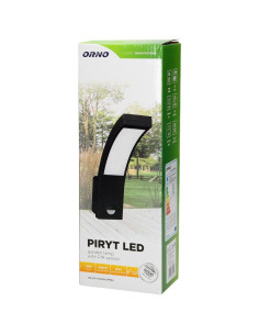 6109R PIRYT ΦΩΤΙΣΤΙΚΟ ΚΗΠΟΥ LED + ΑΝΙΧΝ. ΚΙΝΗΣΗΣ 188/250/66 ΜΑΥΡΟ 10W 4000K IP54 ORNO | REDPOINT | 27835 2