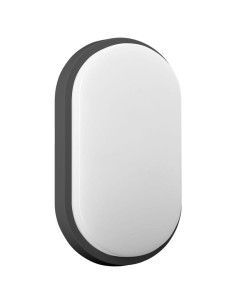 6147 NEFRYT ΦΩΤΙΣΤΙΚΟ LED ΕΞΩΤΕΡΙΚΟ ΟΒΑΛ 119/212/44 ΜΑΥΡΟ 15W 4000K IP54 ORNO | REDPOINT | 27768