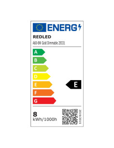 ΚΟΙΝΗ LED FILAMENT Ε27 8W WARM DIM. GOLDEN 100 lm/w 360o 2.0(κατασκευή Κίνα) | REDLED | 29331 2