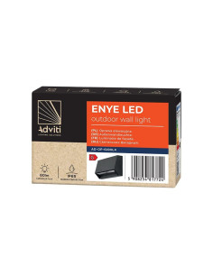 6190 ENYE ΦΩΤΙΣΤΙΚΟ ΕΞΩΤΕΡΙΚΟ ΕΠΙΤΟΙΧΟ LED 1,5W 4000K IP65 100/33/60 ΓΚΡΙ ORNO | REDPOINT | 28311 2