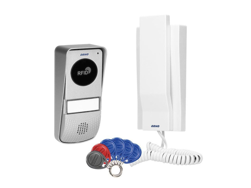 929 MIZAR ΣΥΣΤΗΜΑ ΘΥΡΟΤΗΛΕΦΩΝΟΥ ΕΞΩΤΕΡΙΚΟ 3 ΚΑΛΩΔΙΩΝ ΜΕ 1 ΑΚΟΥΣΤΙΚΟ + TAG READER ΛΕΥΚΟ ORNO | REDPOINT | 28082