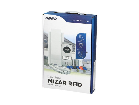 929 MIZAR ΣΥΣΤΗΜΑ ΘΥΡΟΤΗΛΕΦΩΝΟΥ ΕΞΩΤΕΡΙΚΟ 3 ΚΑΛΩΔΙΩΝ ΜΕ 1 ΑΚΟΥΣΤΙΚΟ + TAG READER ΛΕΥΚΟ ORNO | REDPOINT | 28082