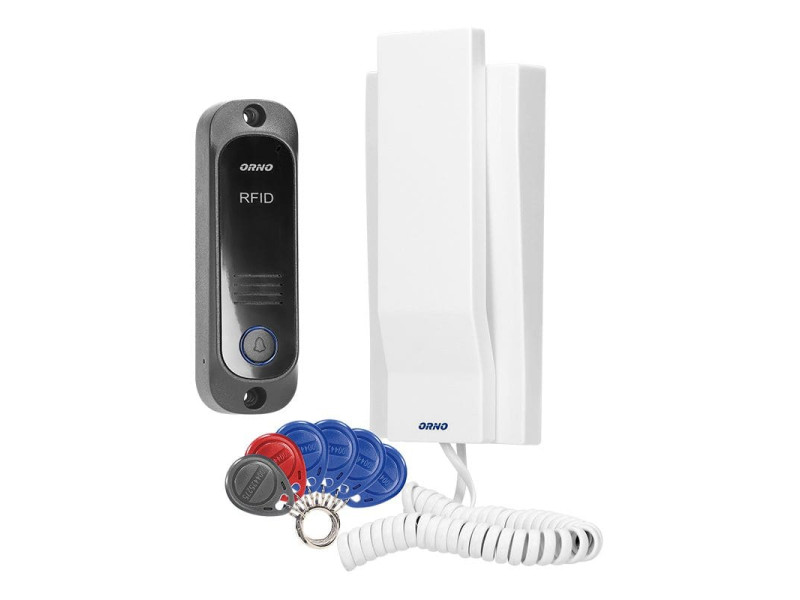 928 AVIOR ΣΥΣΤΗΜΑ ΘΥΡΟΤΗΛΕΦΩΝΟΥ ΕΞΩΤΕΡΙΚΟ 3 ΚΑΛΩΔΙΩΝ ΜΕ 1 ΑΚΟΥΣΤΙΚΟ+TAG READER ΛΕΥΚΟ ORNO | REDPOINT | 28278