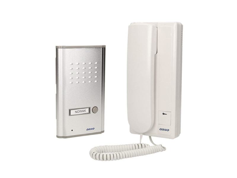 901 FOSSA ΣΥΣΤΗΜΑ ΘΥΡΟΤΗΛΕΦΩΝΟΥ ΧΩΝΕΥΤΟ 2 ΚΑΛΩΔΙΩΝ ΜΕ 1 ΑΚΟΥΣΤΙΚΟ ΛΕΥΚΟ ORNO | REDPOINT | 28275