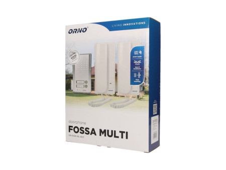 903 FOSSA MULTI ΣΥΣΤΗΜΑ ΔΙΠΛΟΥ ΘΥΡΟΤΗΛΕΦΩΝΟΥ ΧΩΝΕΥΤΟ 2 ΚΑΛΩΔΙΩΝ ΜΕ 2 ΑΚΟΥΣΤΙΚΑ ΛΕΥΚΟ ORNO | REDPOINT | 28276