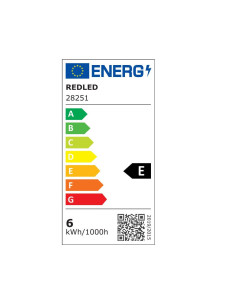 ΚΕΡΙ ΤΣΟΥΝΙ LED FILAMENT Ε14 6W WARM ΜΑΤ | REDLED | 28251 2
