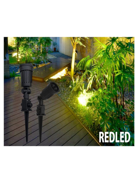 SPOT ΚΗΠΟΥ ΜΠΗΧΤΟ ΜΟΝΟ ΜΑΥΡΟ PAR38 (Made In P.R.C) | REDPOINT | 28955