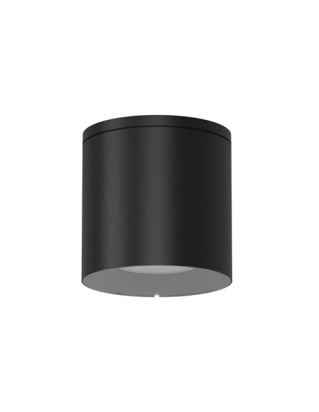 KELLY SPOT ΟΡΟΦΗΣ ΣΤΡΟΓΓΥΛΟ 1xGU10 IP54 ΑΛΟΥΜΙΝΙΟ ΜΑΥΡΟ (Made In P.R.C) | REDPOINT | 29141