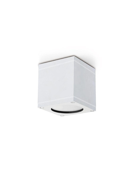 ALLEGRA SPOT ΟΡΟΦΗΣ ΤΕΤΡΑΓΩΝΟ 1xGU10 IP54 ΑΛΟΥΜΙΝΙΟ ΛΕΥΚΟ (Made In P.R.C) | REDPOINT | 29144