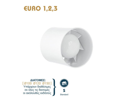 007-0052 EURO-2 ΕΞΑΕΡΙΣΤΗΡΑΣ ΑΓΩΓΟΥ Φ120 17W ΛΕΥΚΟΣ DOSPEL | REDPOINT | 29540