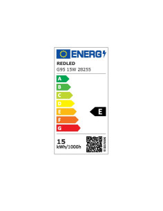 GLOBE LED G95 E27 15W 4000K (κατασκευή Κίνα) | REDLED | 28255 2