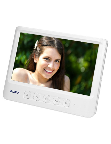 1059 IMAGO ΘΥΡΟΤΗΛΕΟΡΑΣΗ 4 ΚΑΛΩΔΙΩΝ ΜΕ 1 ΜΠΟΥΤΟΝ+ΟΘΟΝΗ LCD 7'' (ΕΠΕΚΤΑΣΙΜΗ) ΛΕΥΚΗ ORNO | REDPOINT | 28995